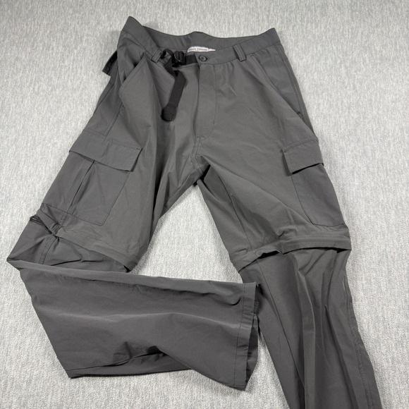 Rugged Exposure Other - Rugged Exposure Pants Mens 32x32 Gray Convertible Zip Off Cargo Hiking Outdoor